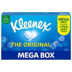 Kleenex Original Facial Tissues Mega Pack – 12 Boxes 1344 Sheets – Bulk Soft Tissue - Damaged Box