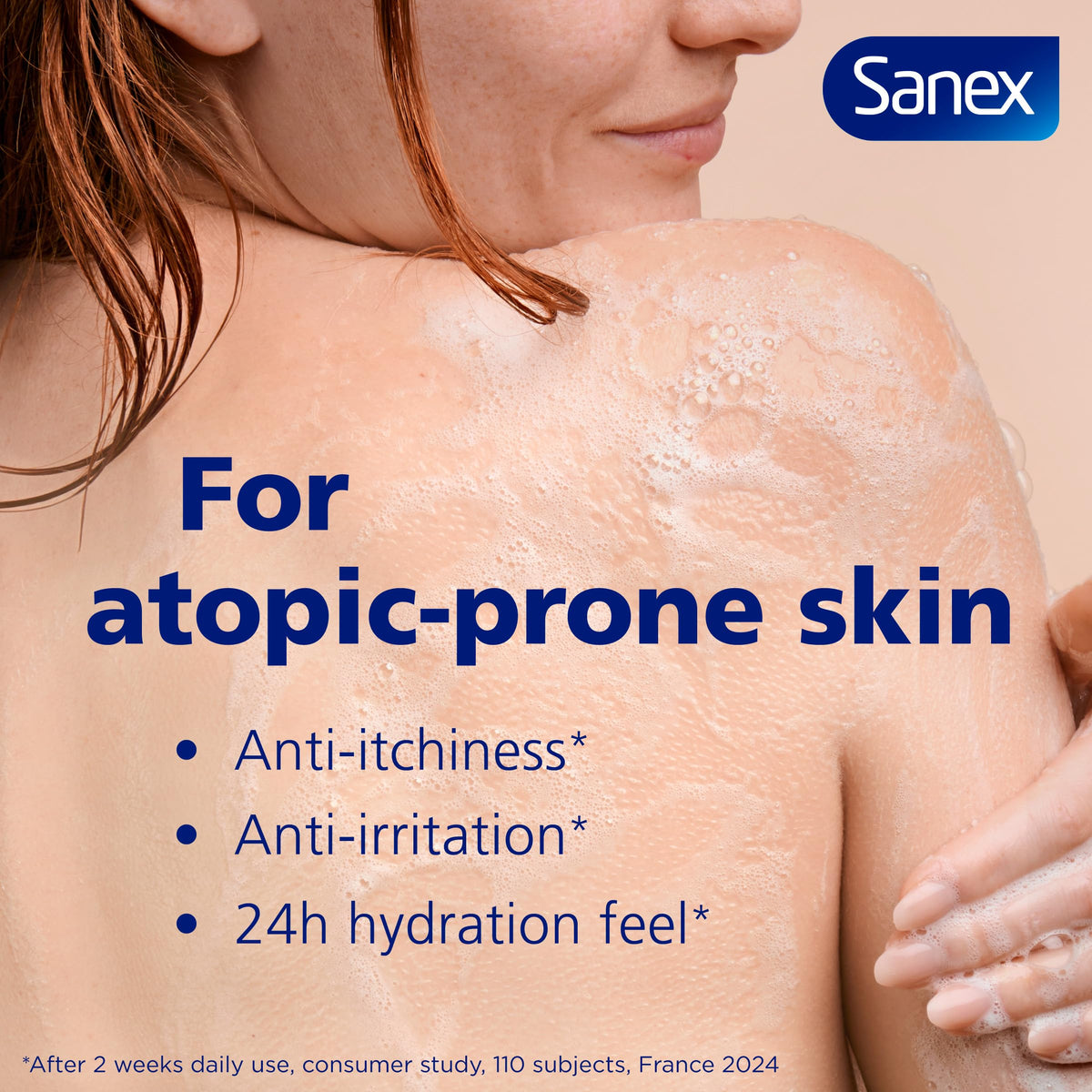 Sanex Skin Therapy Anti-Irritation Body Wash 720ml Pump Dispenser - Sensitive Skin Shower Gel - New
