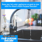 Pro-Kleen Descaler Liquid 5L - Multi-Purpose Fast-Acting Limescale Remover for Coffee Machine Kettle Iron Shower Head Taps - Damaged Box