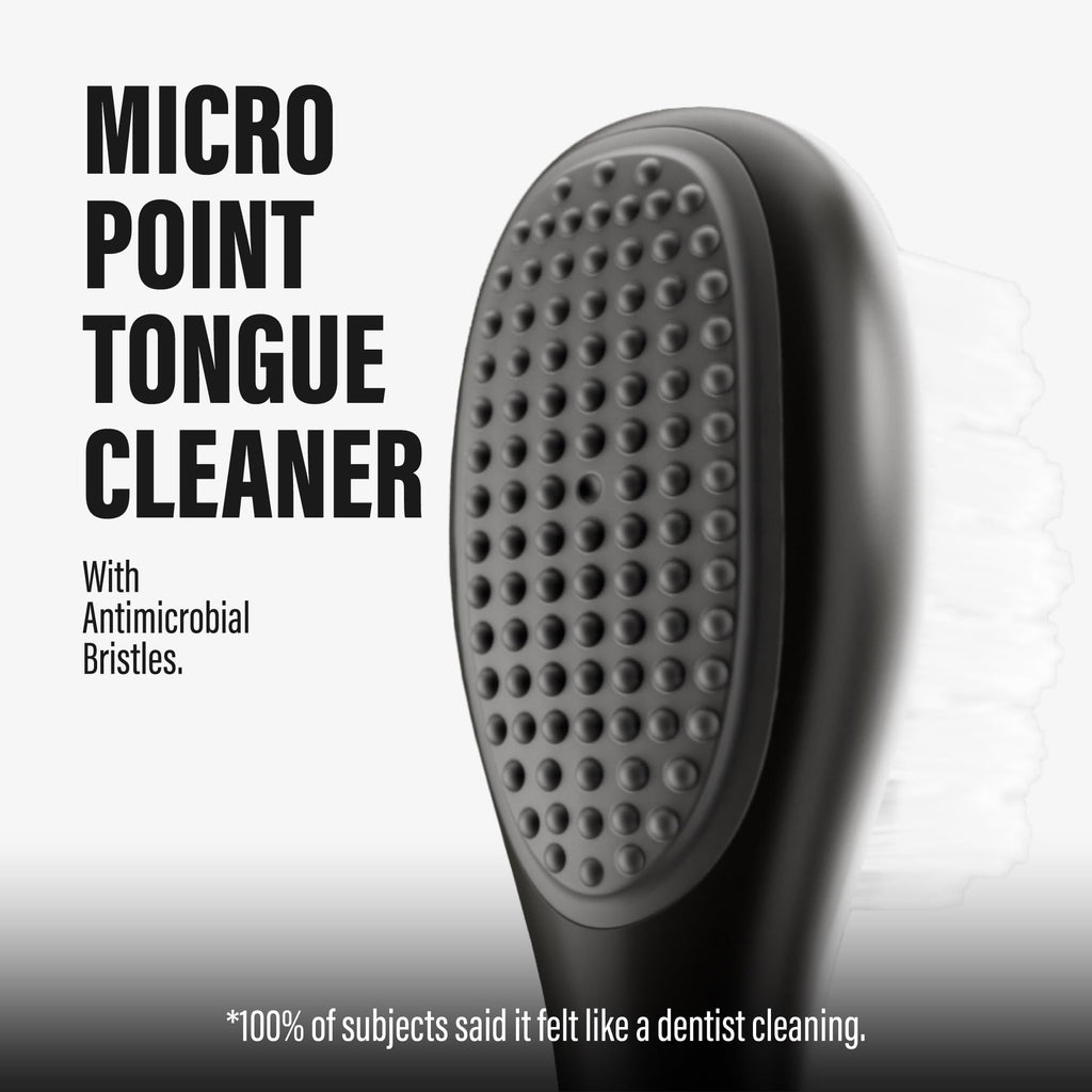 Spotlight Sonic Pro Toothbrush Replacement Heads - White - 3 Pack - Micro-Point Tongue Cleaner - 9-Month Supply - Damaged Box