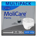 MoliCare Premium Pants 10 Drops Unisex Incontinence Pants - Medium M - 36 Pack - Adult Absorbent Pull-Up - New