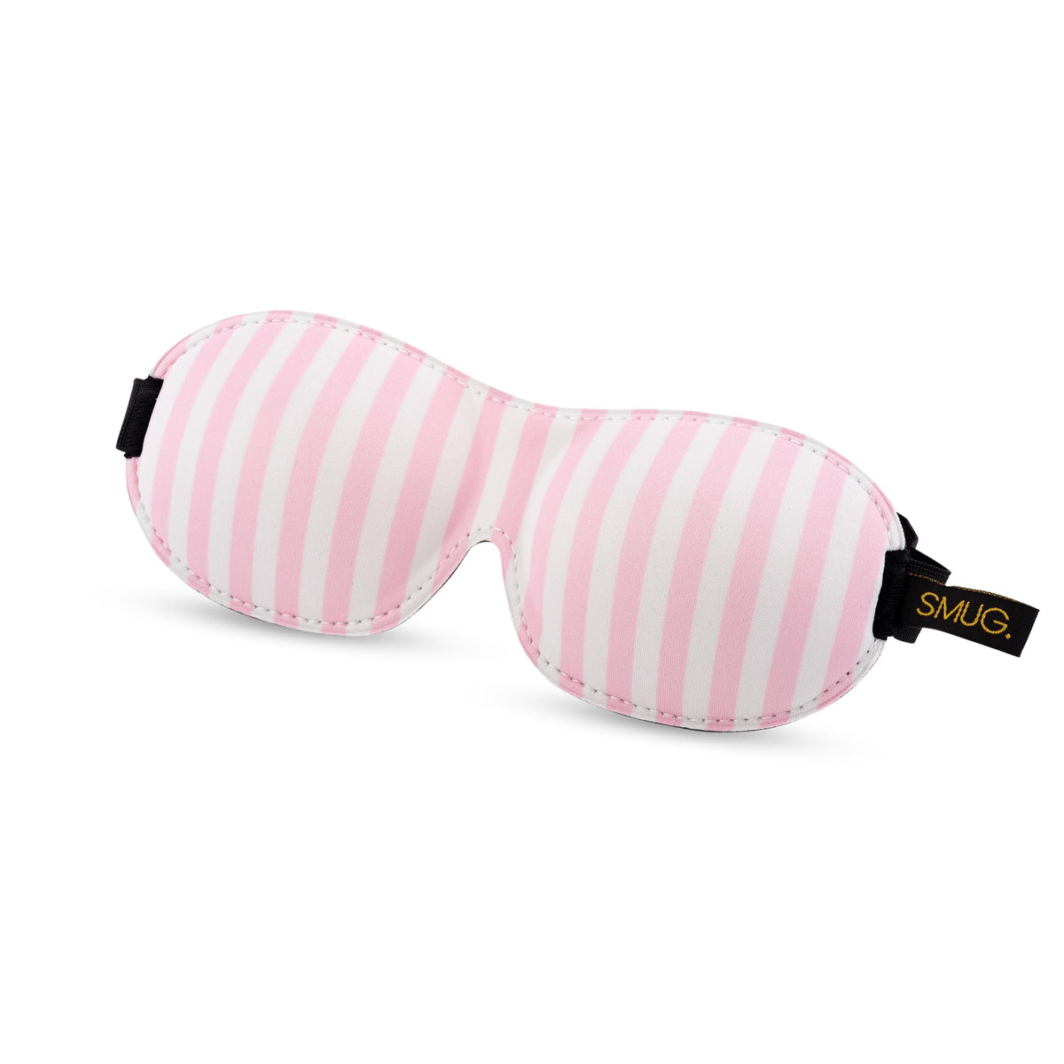 SMUG Blackout Sleep Eye Mask - Eyelash Extension Friendly - Adjustable Strap - Candy Shop Pink - Damaged Box