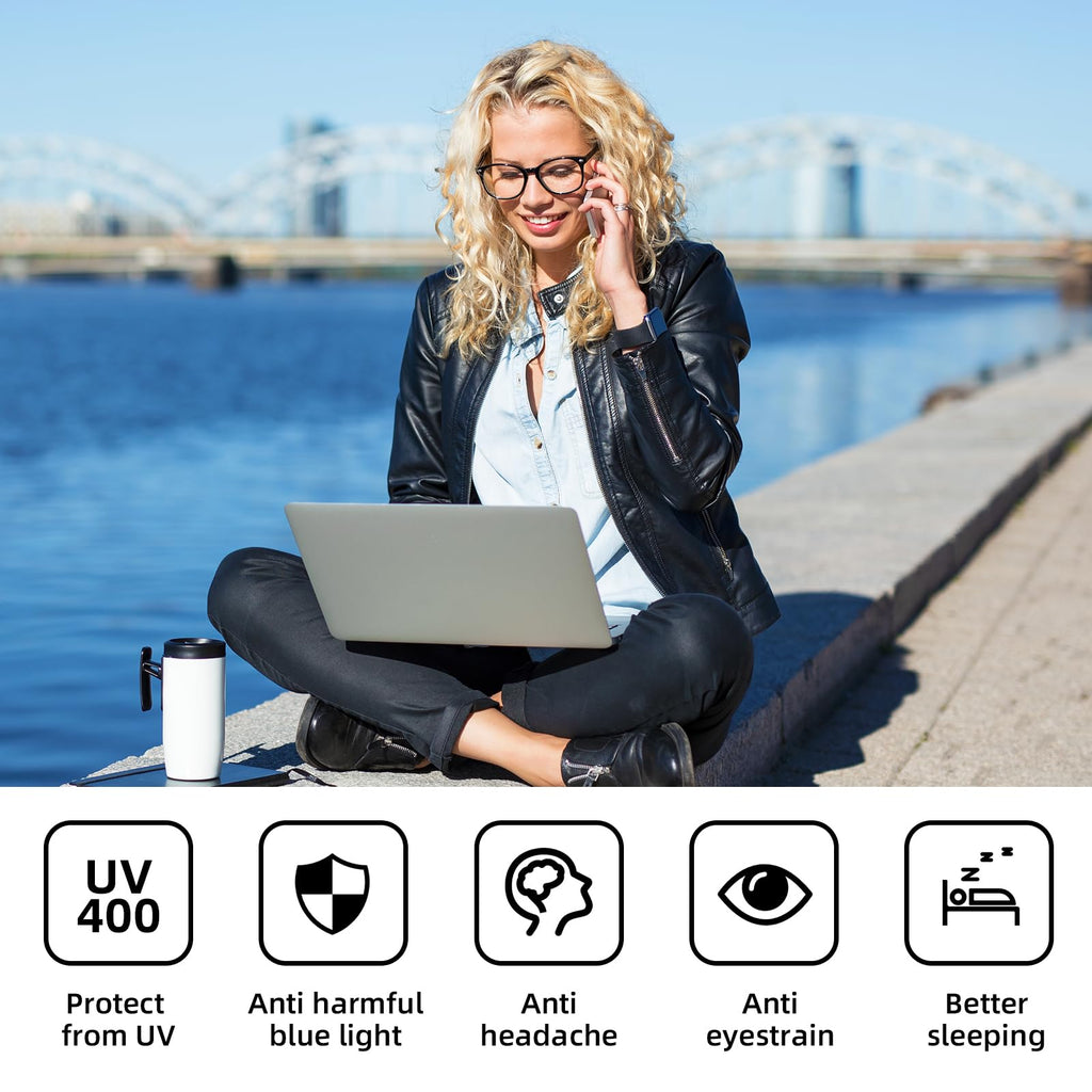 Okany 3 Pack Round Reading Glasses - Blue Light Blocking - Black White Leopard - 2.5 Optical Power - Damaged Box