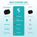 Promifun Heel Cup Protectors - Plantar Fasciitis Gel Heel Cushion Pads - Heel Spur, Achilles Tendinitis, Pain Relief - Black Large - Damaged Box