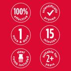 Vamousse Head Lice Treatment Mousse 160ml - Kills Lice & Eggs in 15 Mins - One-Time Application - Nit Comb Included - New - BBE 02/2028