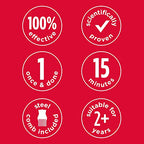 Vamousse Head Lice Treatment Mousse 160ml - Kills Lice & Eggs in 15 Mins - One-Time Application - Nit Comb Included - New - BBE 02/2028