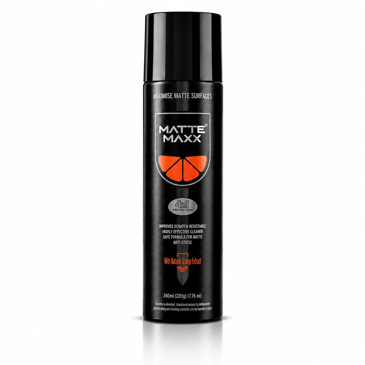 VuPlex Matte Maxx Matt Kitchen Cleaner Spray - Cupboards Doors - 240ml - Streak-Free Finish - Damaged Box