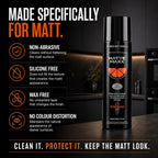 VuPlex Matte Maxx Matt Kitchen Cleaner Spray - Cupboards Doors - 240ml - Streak-Free Finish - Damaged Box