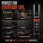 VuPlex Matte Maxx Matt Kitchen Cleaner Spray - Cupboards Doors - 240ml - Streak-Free Finish - Damaged Box