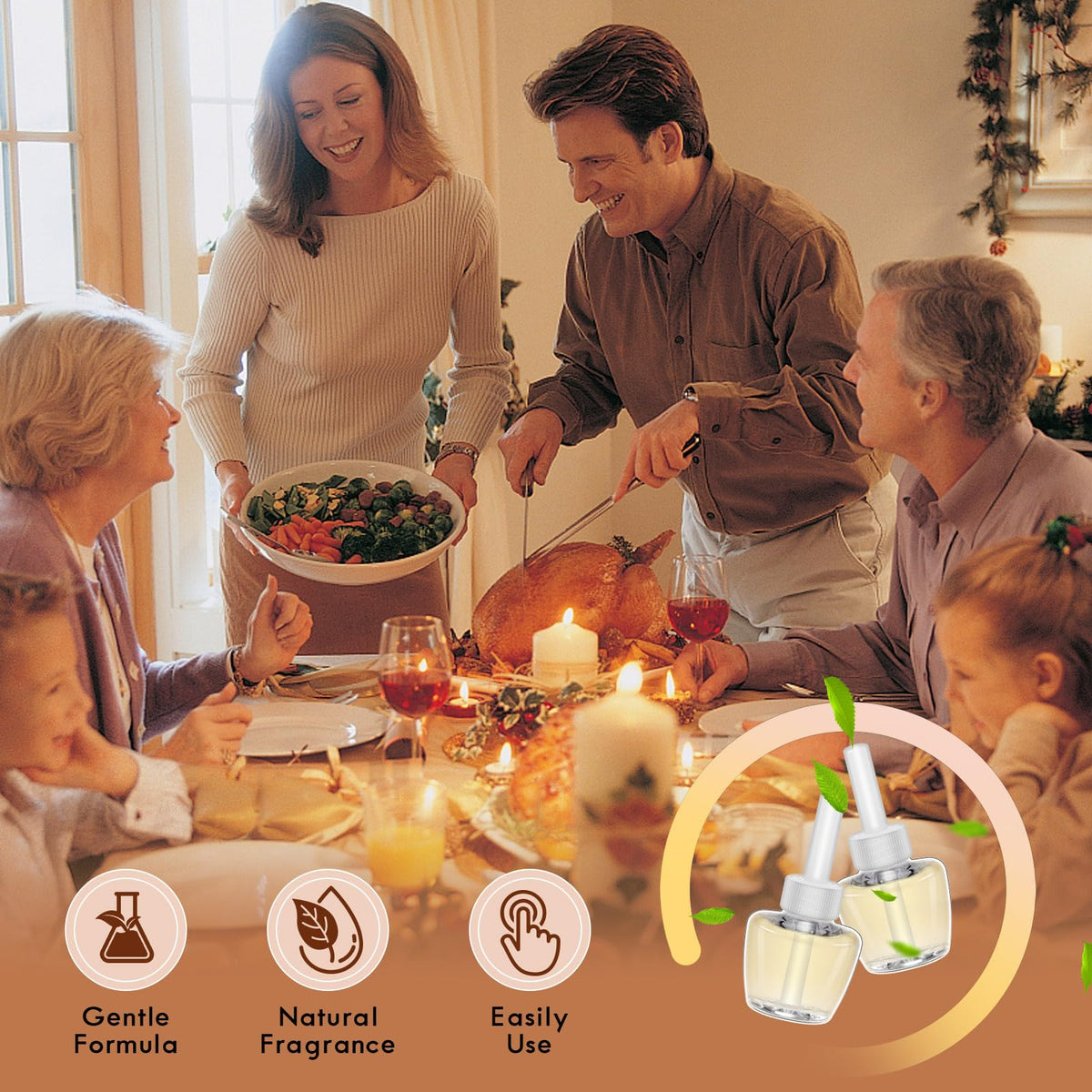 Scent-Hi Plug-In Air Freshener Refills 12 Pack - Compatible Air Wick & Glade Scent Diffuser Oil - Damaged Box