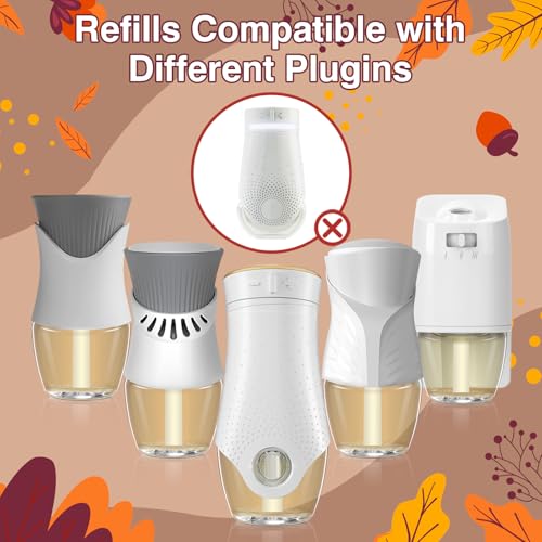 Scent-Hi Plug-In Air Freshener Refills 12 Pack - Compatible Air Wick & Glade Scent Diffuser Oil - Damaged Box