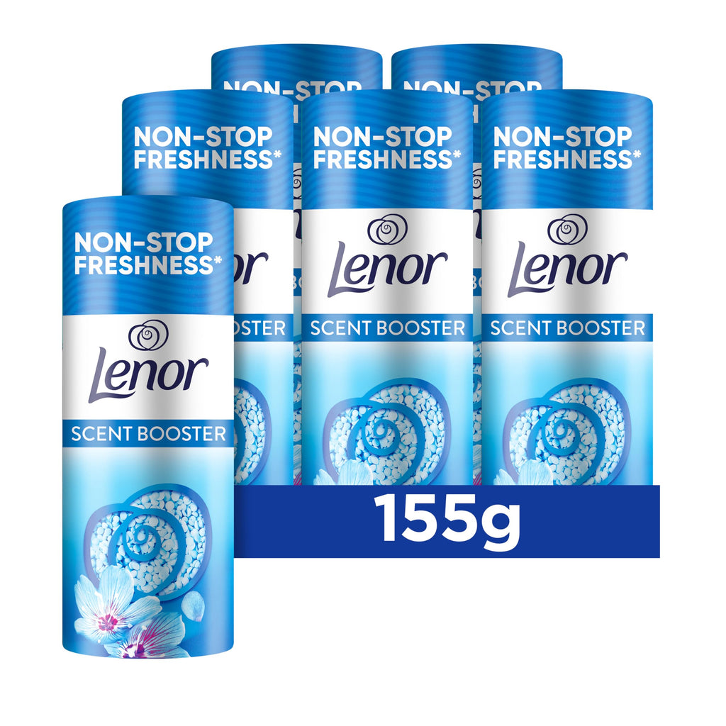 Lenor In-Wash Scent Booster Spring Awakening Laundry Perfume 6x 155g Beads Freshness - Damaged Box