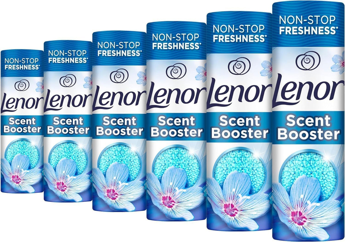 Lenor In-Wash Scent Booster Spring Awakening Laundry Perfume 6x 155g Beads Freshness - Damaged Box