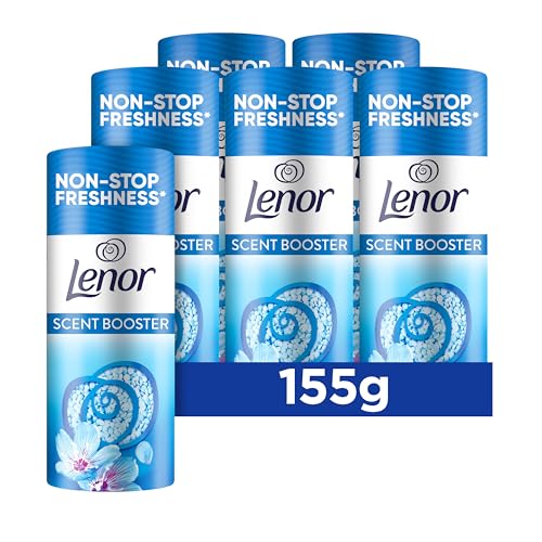 Lenor In-Wash Scent Booster Spring Awakening Laundry Perfume 6x 155g Beads Freshness - Damaged Box