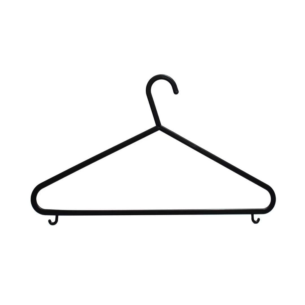 REQUISITE NEEDS 100 Pack Adult Coat Hangers - Strong Plastic Space Saving - Trouser Bar Suits Coats Clothes Rails - Damaged Box