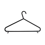 REQUISITE NEEDS 100 Pack Adult Coat Hangers - Strong Plastic Space Saving - Trouser Bar Suits Coats Clothes Rails - Damaged Box
