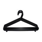 REQUISITE NEEDS 100 Pack Adult Coat Hangers - Strong Plastic Space Saving - Trouser Bar Suits Coats Clothes Rails - Damaged Box