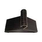 REQUISITE NEEDS 100 Pack Adult Coat Hangers - Strong Plastic Space Saving - Trouser Bar Suits Coats Clothes Rails - Damaged Box