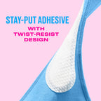 Carefree Liners - Extra Long Unscented Panty Liners - 100 Count - Damaged Box