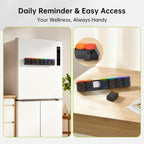 KOVIUU Weekly Pill Organiser Magnetic - 7 Day 1 Time a Day Pill Box - BPA Free Dispenser - Like New