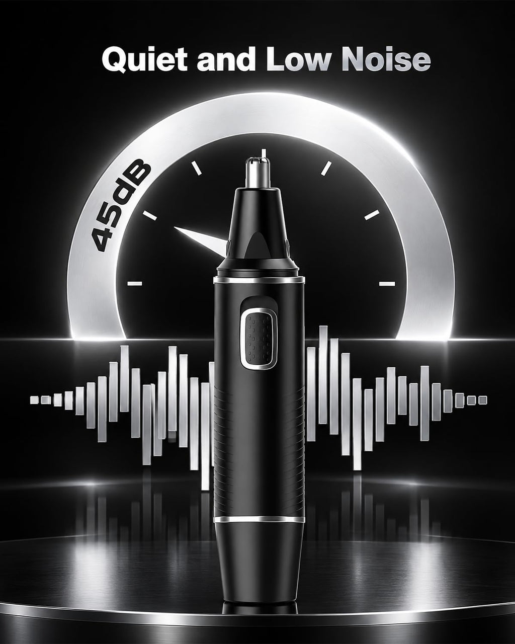 USB-C Nose Hair Trimmer for Men - Painless Precision Compact Powerful Facial Hair Removal - Damaged Box