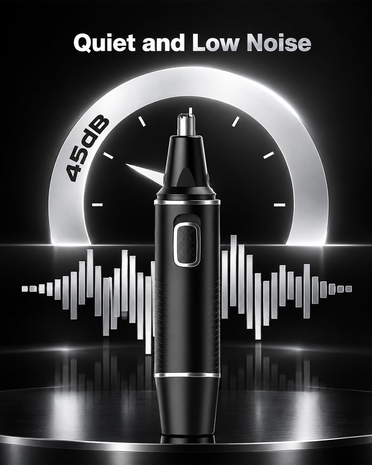 USB-C Nose Hair Trimmer for Men - Painless Precision Compact Powerful Facial Hair Removal - Damaged Box