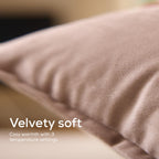 Beurer Heaty Cordless Heating Pad - Battery Powered - 3 Temp Settings - Fast Heat - Smokey Taupe Velvet Fabric - Very Good