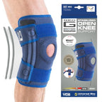 Neo-G Stabilized Knee Support - Open Patella - Adjustable - Blue - One Size - Knee Brace - Damaged Box