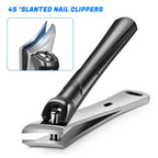 Toenail Clippers for Seniors Thick Ingrown Toenails - Podiatry Grade 6 Piece Set - Heavy Duty Nail Tools - New