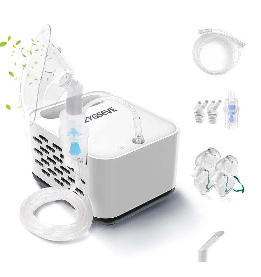 NB220 Compressor Nebuliser Machine for Adults Kids - Compact Quiet Inhaler with Storage Box Home Use - Damaged Box