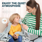 NB220 Compressor Nebuliser Machine for Adults Kids - Compact Quiet Inhaler with Storage Box Home Use - Damaged Box