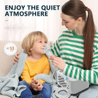 NB220 Compressor Nebuliser Machine for Adults Kids - Compact Quiet Inhaler with Storage Box Home Use - Damaged Box