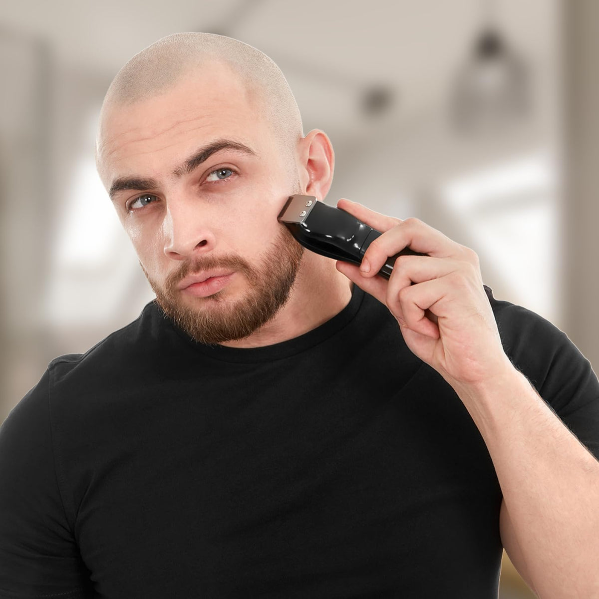 Wahl Mini Pro Beard Trimmer - Battery Powered Men's Facial Hair Grooming Kit - New
