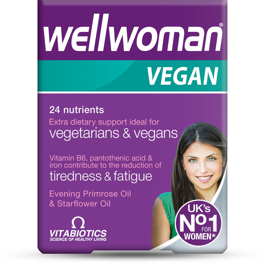 Wellwoman Vegan multivitamin 60 Tablets - Damaged Box - BBE 01/2028