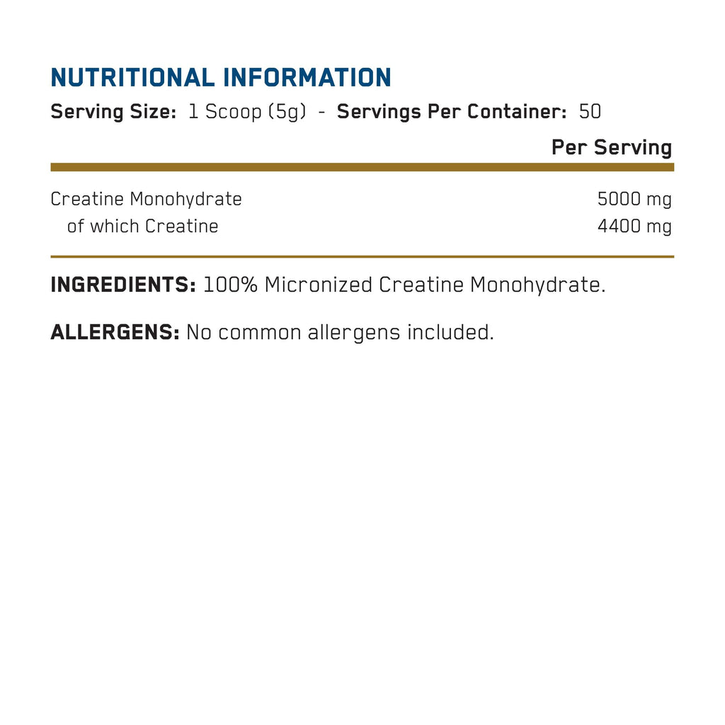 Applied Nutrition Creatine Monohydrate Powder Unflavoured 250g 50 Servings - Muscle Growth Supplement - New - BBE 05/2028