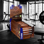 USN High Protein Vegan Brownie Bars - Dark Chocolate - 12 x 60g Plant Based Snack - New - BBE 02/2027