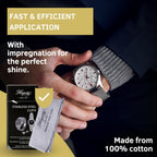 Hagerty Stainless Steel Cleaning Cloth 36x30cm - Impregnated Cotton Watch Jewellery Care Metal Polish - Damaged Box