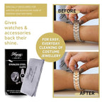 Hagerty Stainless Steel Cleaning Cloth 36x30cm - Impregnated Cotton Watch Jewellery Care Metal Polish - Damaged Box