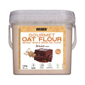 Weider Gourmet Oat Flour 1.9kg Brownie Flavour Wholegrain Oats Baking Powder Supplement - New - BBE 01/2027