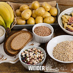 Weider Gourmet Oat Flour 1.9kg Brownie Flavour Wholegrain Oats Baking Powder Supplement - New - BBE 01/2027