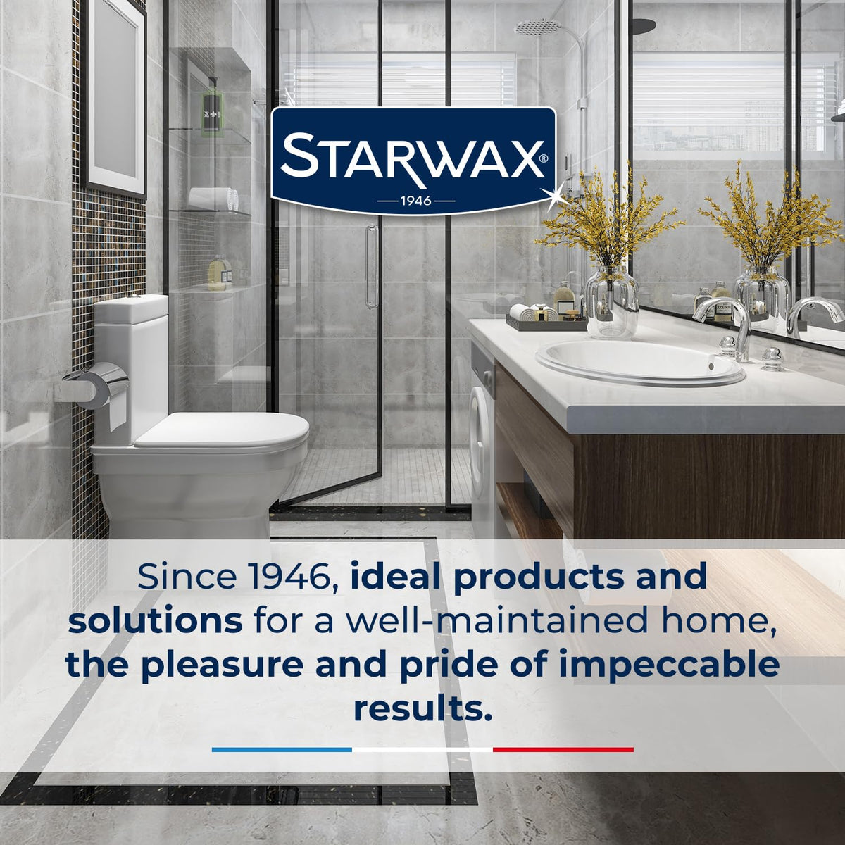 STARWAX Shower Cleaner & Limescale Remover 500ml - Bathroom Descaler Spray - Damaged Box