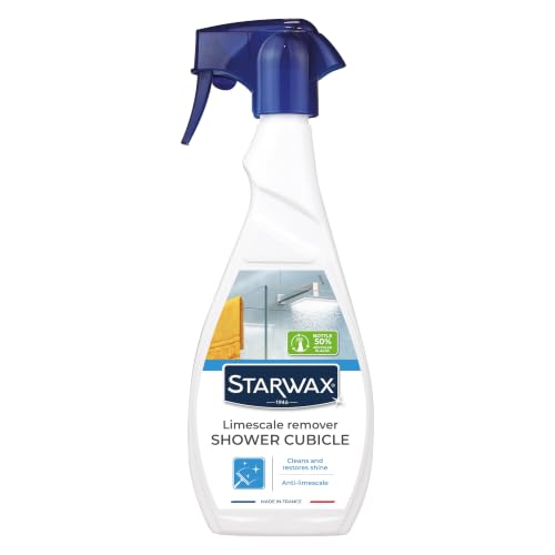 STARWAX Shower Cleaner & Limescale Remover 500ml - Bathroom Descaler Spray - Damaged Box