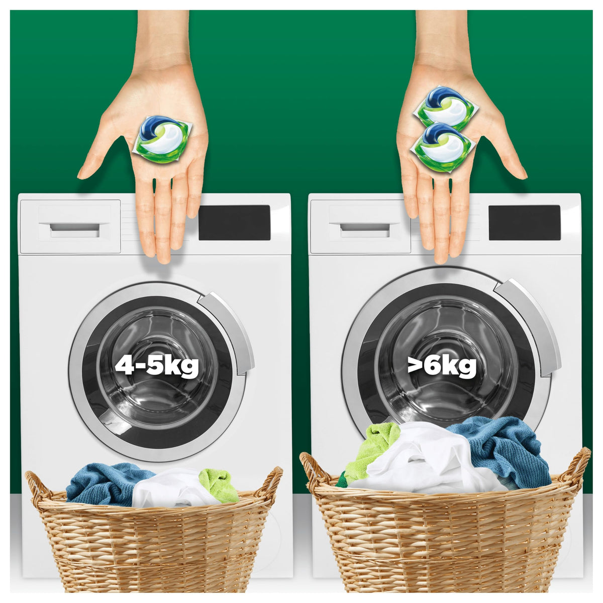Ariel All-in-1 PODS Laundry Detergent Capsules 122 Washes Original Stain Removal Cold Wash - New