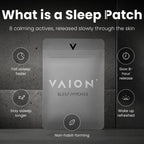 VAION Sleep Patches - Stay Asleep All Night - 18 Night Supply - Natural Sleep Aid - Damaged Box