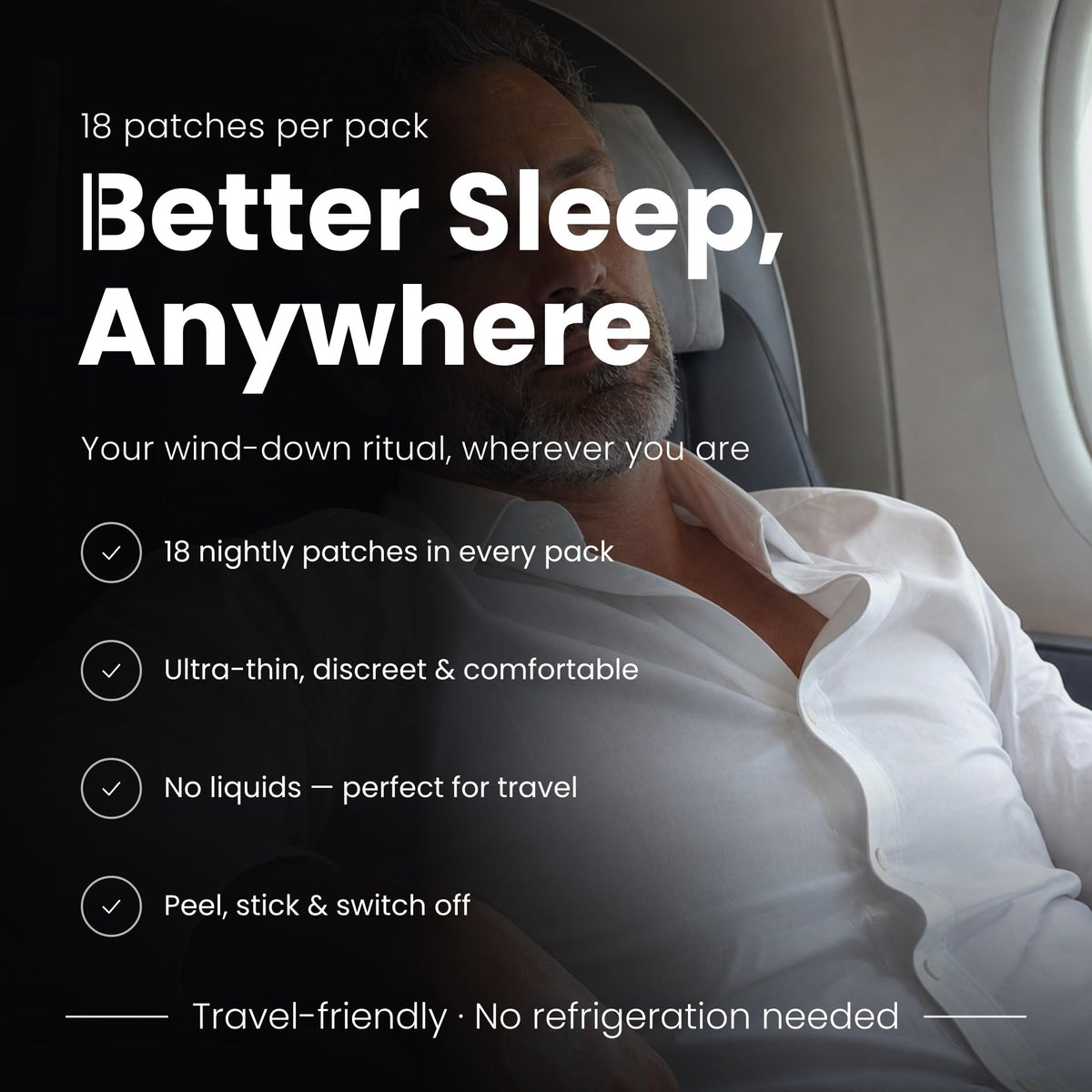 VAION Sleep Patches - Stay Asleep All Night - 18 Night Supply - Natural Sleep Aid - Damaged Box