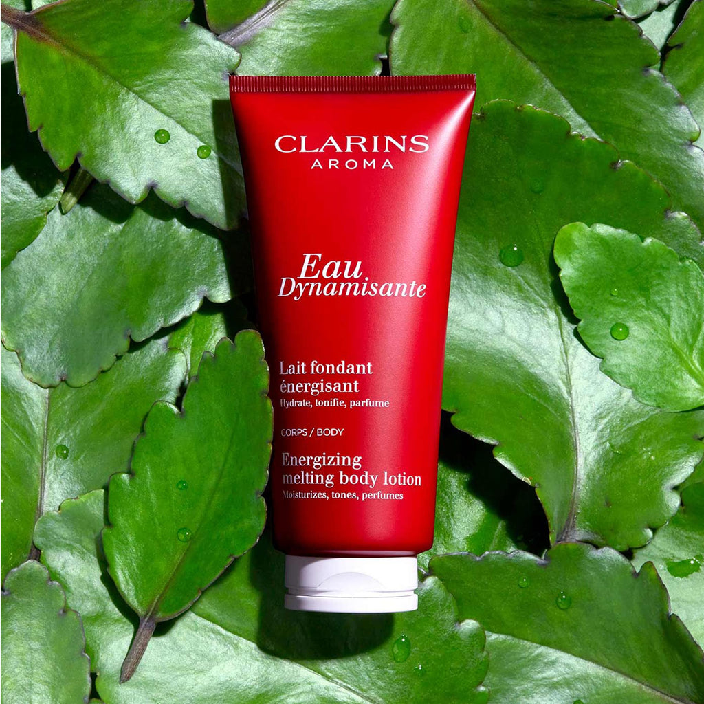 Clarins Eau Dynamisante Energizing Melting Body Lotion 200ml - Hydrating Moisturiser - Damaged Box