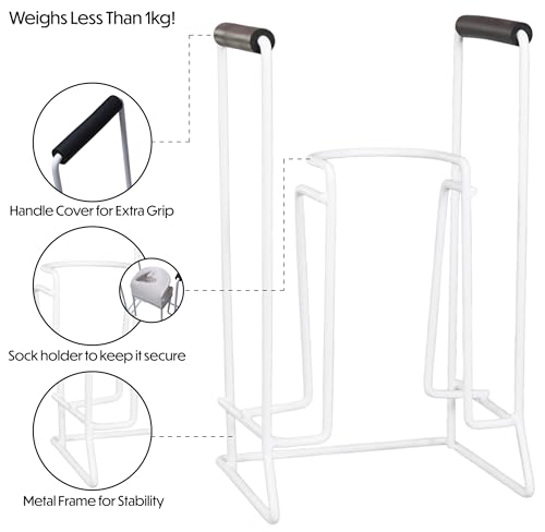 Aidapt Rigid Sock Stocking Tights Helper Aid Metal Frame Dressing Aid for Bending Difficulties Post-Op Recovery - Damaged Box