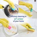 Spontex The Essentials Washing Up Sponge Scourers - Hard Wearing - 6 x 20 Pack - 120 Total - Versatile Kitchen Cleaning - Damaged Box