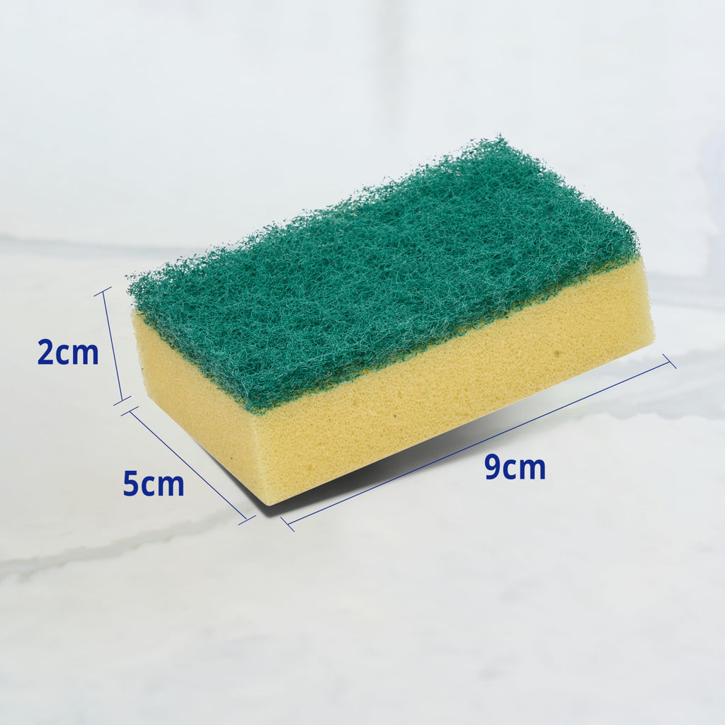 Spontex The Essentials Washing Up Sponge Scourers - Hard Wearing - 6 x 20 Pack - 120 Total - Versatile Kitchen Cleaning - Damaged Box