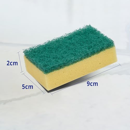 Spontex The Essentials Washing Up Sponge Scourers - Hard Wearing - 6 x 20 Pack - 120 Total - Versatile Kitchen Cleaning - Damaged Box
